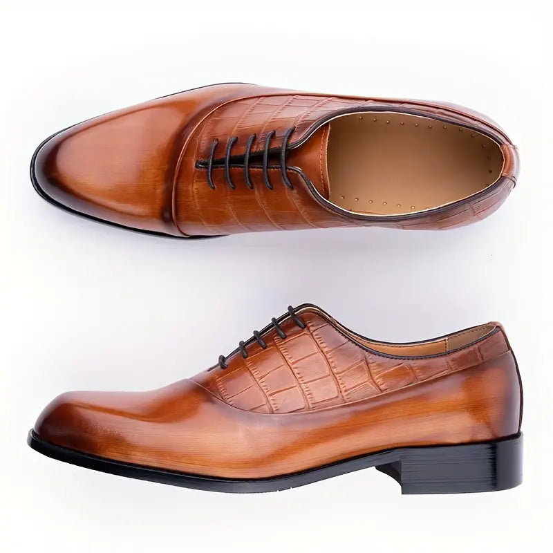 Veterschoenen - Heren - Leer & Comfort - Zakelijk - Elegant
