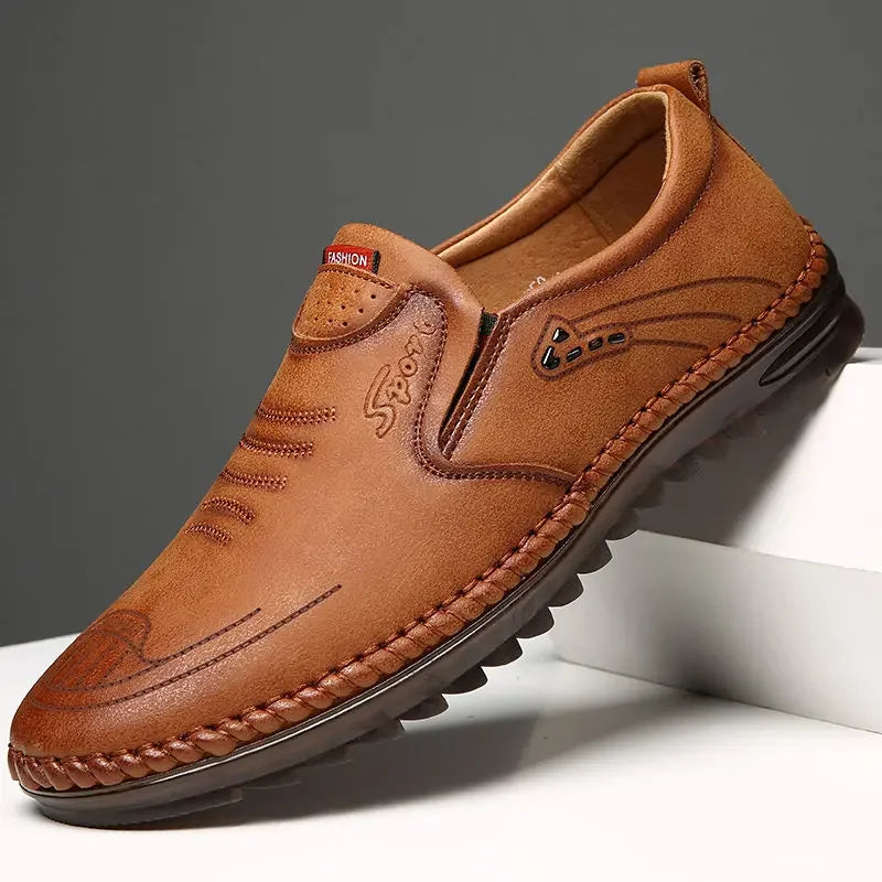 Leren Loafers - Heren - Kunstleer - Stijlvolle Loafers - Via