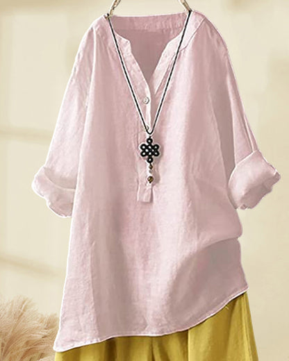 Vrouwen - Blouse met Lange Mouwen - Ademend Materiaal - Stijlvolle Mode - GABI EDGE