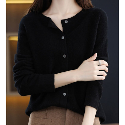 Vest - Dames - Merino Kasjmier - Kasjmier Cardigan - Luxe
