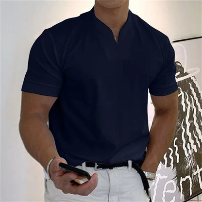 Heren - Slim Casual T-shirt - Ademend Materiaal - Businesswear - MODERN UITSTRALING