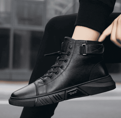 Leren Schoenen - Heren - Zwart Leer - Allround Leren