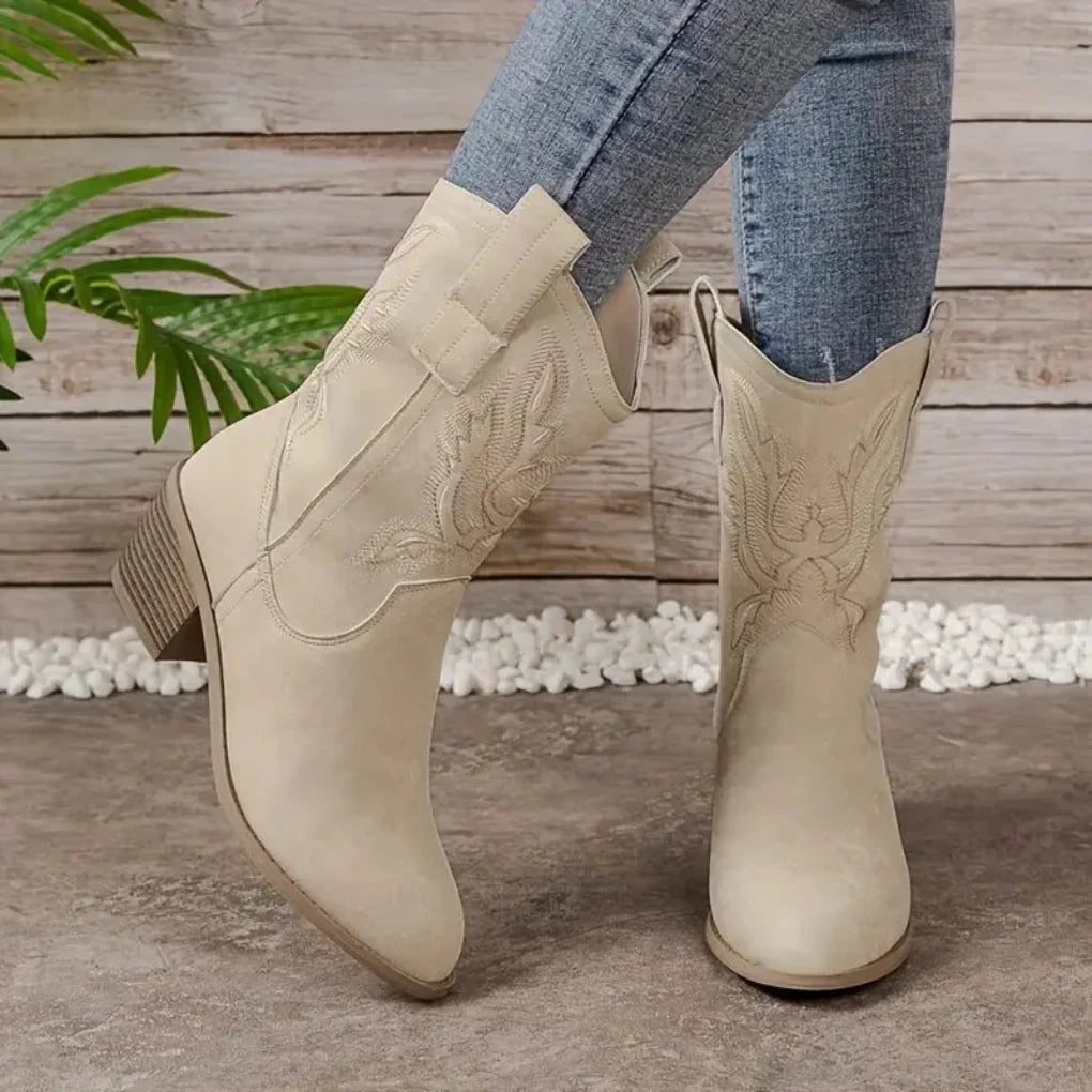 Western Laarzen - Dames - Vegan - Vegan Laarzen - Aurora