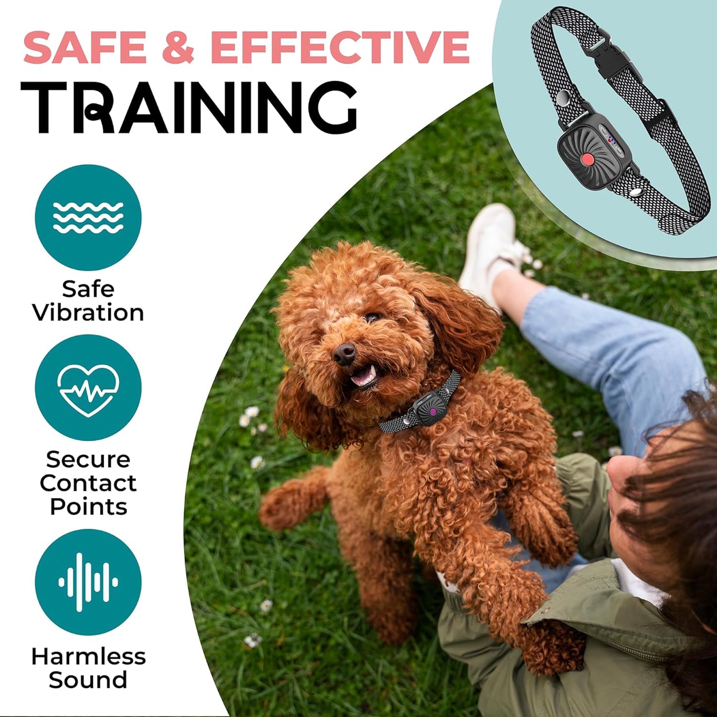 BARKGUARD - Anti-blaf halsband voor kleine honden
