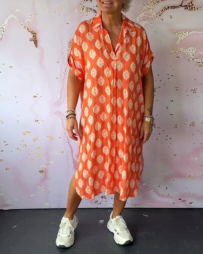 Dames - Zomerjurk - Luchtige Pasvorm - Elegante Stijl - MODERNE ZOMER