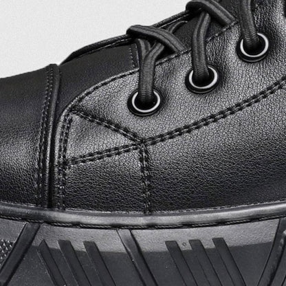 Leren Schoenen - Heren - Zwart Leer - Allround Leren