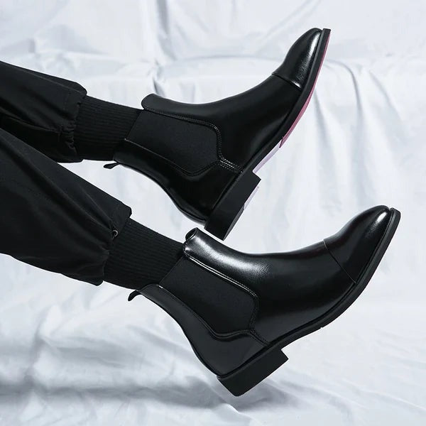Chelsea Boots - Heren - Leer - Chelsea Boots Zwart - DAX