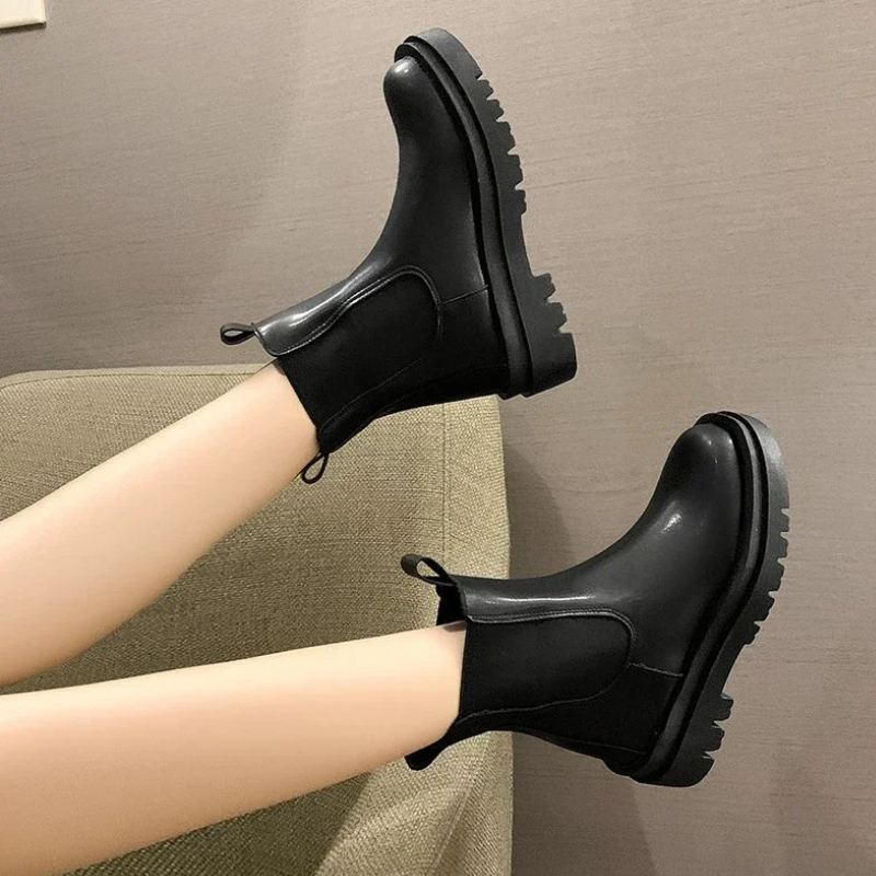 MAIA - Dames Chelsea boots met elastische zijkanten