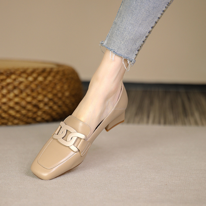 Dames - Leren Loafers - Elegant Design - Orthopedisch Comfort - Stijlvolle Dameschoen