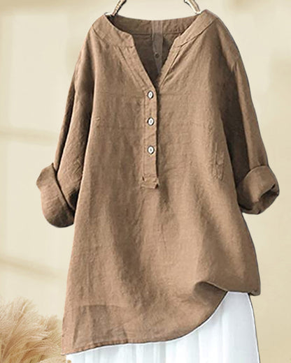 Vrouwen - Blouse met Lange Mouwen - Ademend Materiaal - Stijlvolle Mode - GABI EDGE
