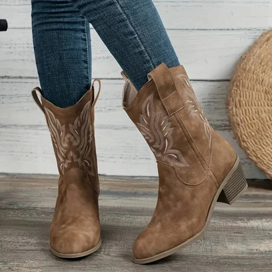 Western Laarzen - Dames - Vegan - Vegan Laarzen - Aurora