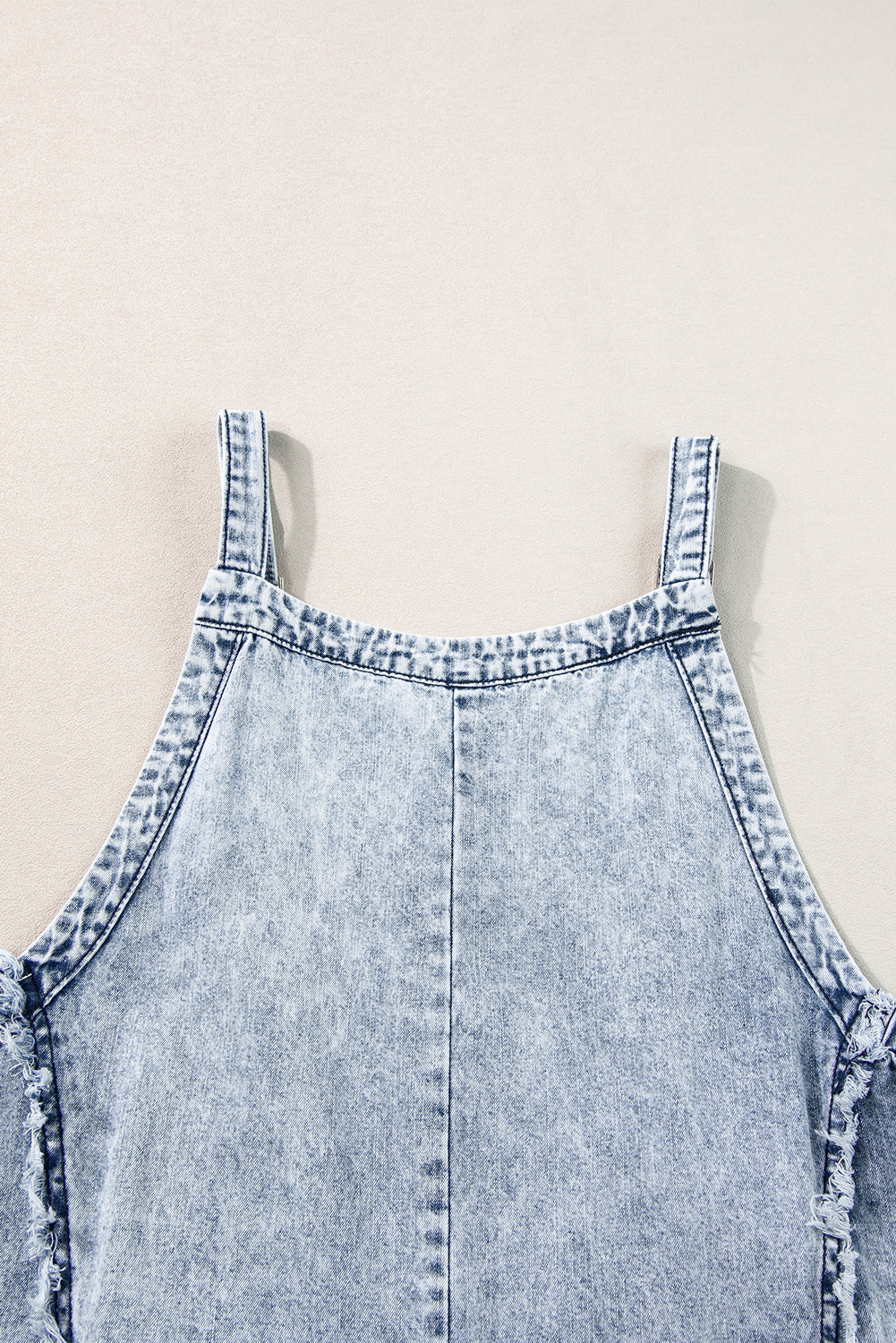 Overal - Vrouwen - Denim Mouwloze - Casual Jumpsuit - Flow