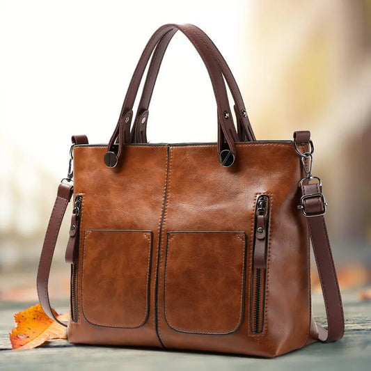 Schoudertas - Vrouwen - Leren - Vintage Leder Schoudertas - Nova