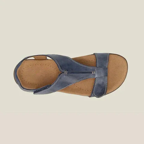 Dames - Orthopedische Leren Sandalen - Comfortabele Steunzolen - Zomerschoenen - ISLEEN