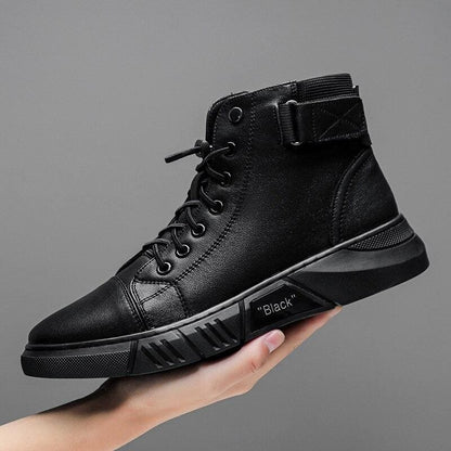 Leren Schoenen - Heren - Zwart Leer - Allround Leren
