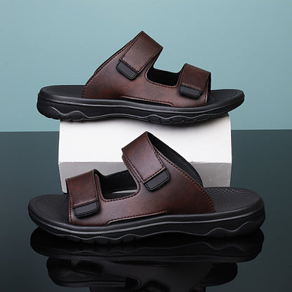 Heren - Open-Teen Slippers - Ademend en Schokabsorberend - Zomerse Comfort - GAXON EDGE