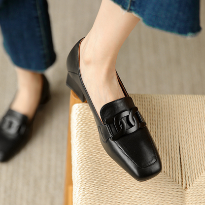 Dames - Leren Loafers - Elegant Design - Orthopedisch Comfort - Stijlvolle Dameschoen