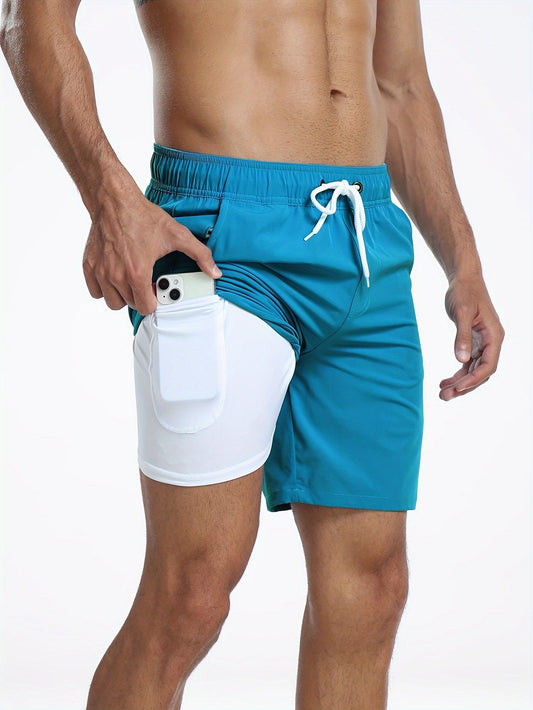 Heren - Zwemshort - Elastische Taille met Binnenbroekje - Functioneel Zwemmen - AQUA PERFORMANCE
