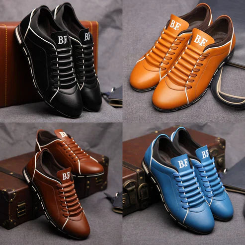 Sneakers - Heren - Leer - Bruine Casuals - Comfort Model