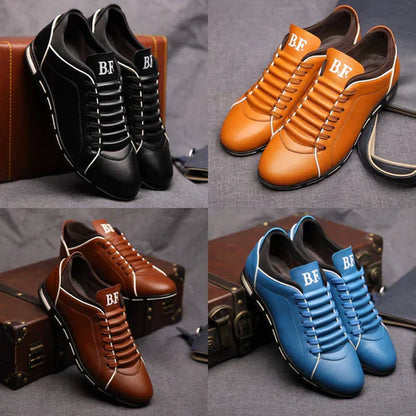 Sneakers - Heren - Leer - Bruine Casuals - Comfort Model