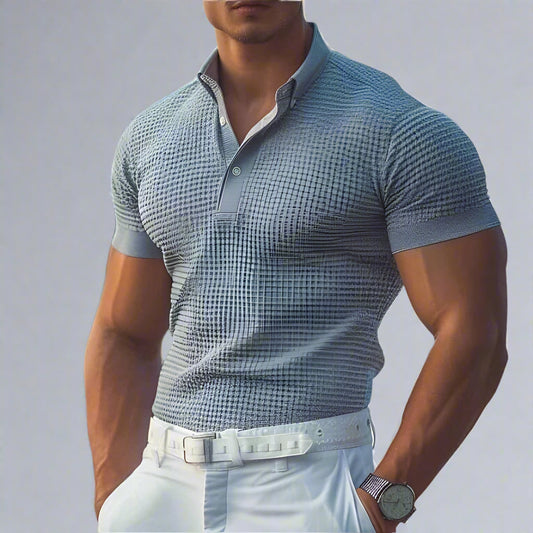 Arturo | Getailleerd Poloshirt voor Heren met Diepe Halslijn 0