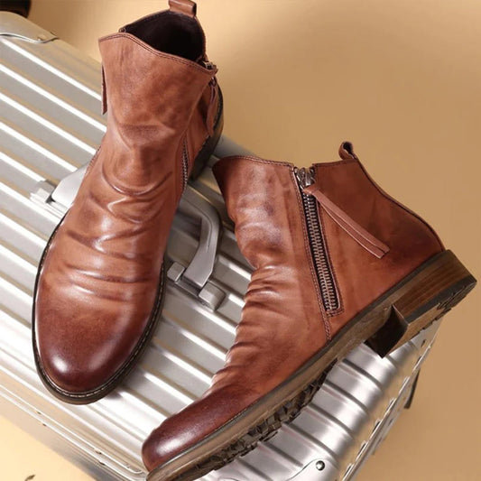 Laarzen - Men - Leren - Elegante Laarzen Heren - Nova