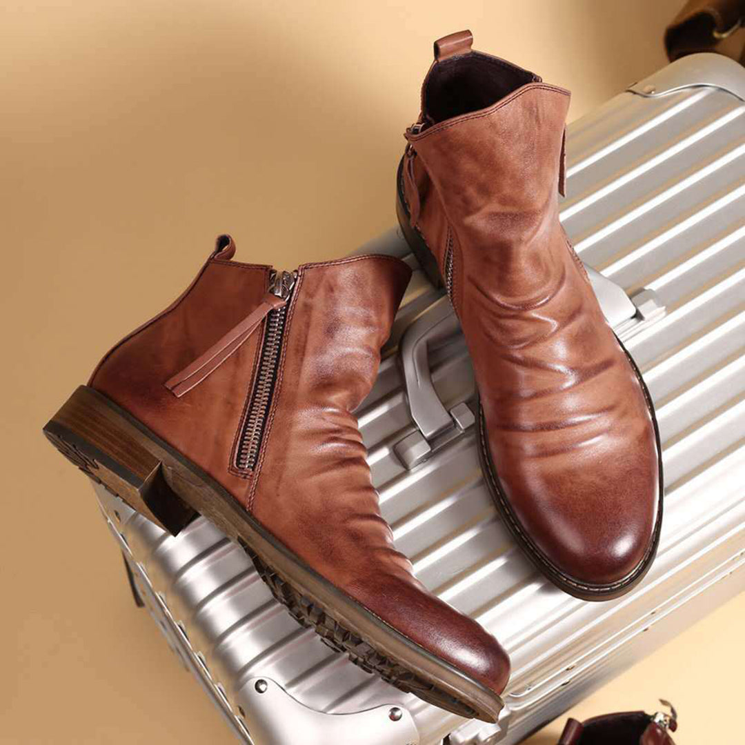 Laarzen - Men - Leren - Elegante Laarzen Heren - Nova