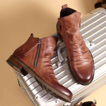 Laarzen - Men - Leren - Elegante Laarzen Heren - Nova