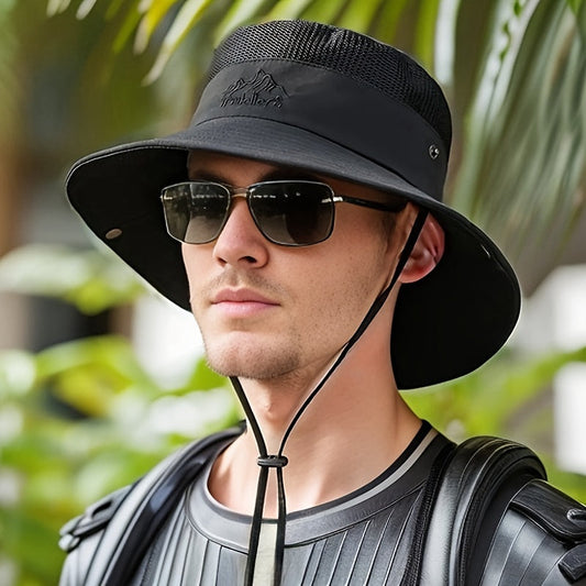 Unisex - Outdoor Emmerhoed - Ademende Mesh - UV Bescherming - ZOMERHOED