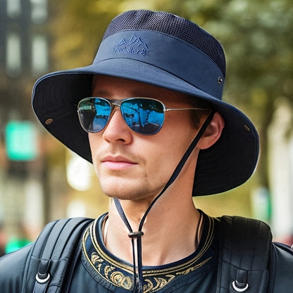 Unisex - Outdoor Emmerhoed - Ademende Mesh - UV Bescherming - ZOMERHOED