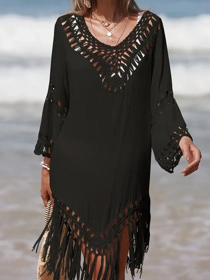 Vrouwen - Strand Overhemd - Haakwerk - Zwemkleding Overhemd - ZOMERDREAM