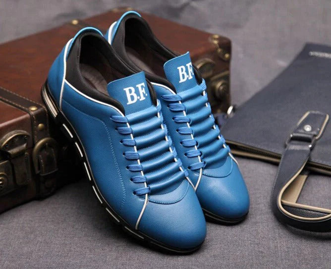 Sneakers - Heren - Leer - Bruine Casuals - Comfort Model