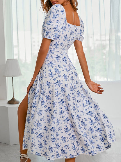 Vrouwen - Maxidress - Polyester - Bloemenprint - ZOMERDREAM