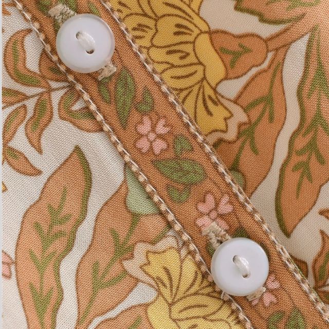 Vrouwen - Losse Bloemenblouse - Zachte Rayon - Bohemian Stijl - ELEGANTE TASSEN