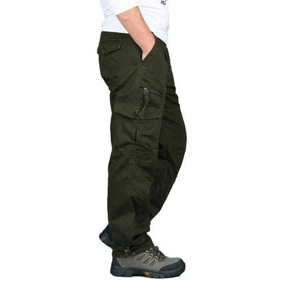 Heren - Cargobroek - Comfortabele Tailleband - Functionele Kleding - ROBUUST STIJL