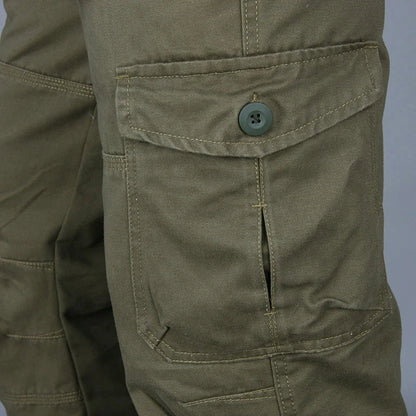 Heren - Cargobroek - Comfortabele Tailleband - Functionele Kleding - ROBUUST STIJL