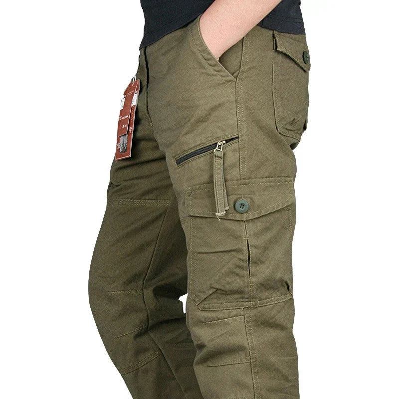 Heren - Cargobroek - Comfortabele Tailleband - Functionele Kleding - ROBUUST STIJL