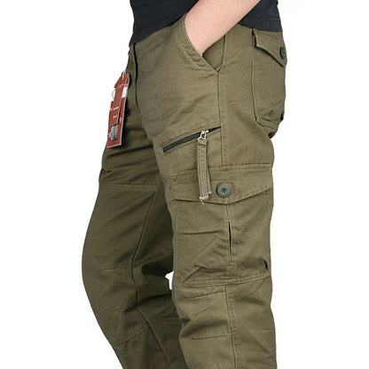Heren - Cargobroek - Comfortabele Tailleband - Functionele Kleding - ROBUUST STIJL
