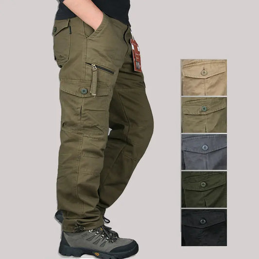 Heren - Cargobroek - Comfortabele Tailleband - Functionele Kleding - ROBUUST STIJL