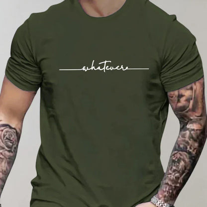 Heren - Casual T-shirt - Katoen - Comfortabel Ontspannen - T-SHIRT CARLOS