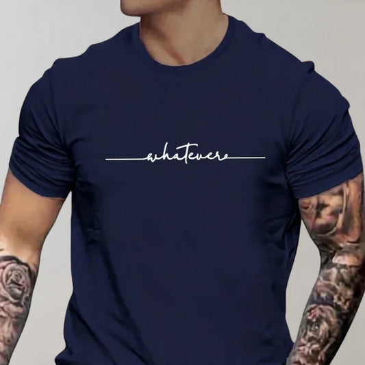 Heren - Casual T-shirt - Katoen - Comfortabel Ontspannen - T-SHIRT CARLOS