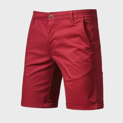Heren Chino Short Met Elastische Tailleband Voor Comfortabele Casual Dagen – WILFRED BREEZE