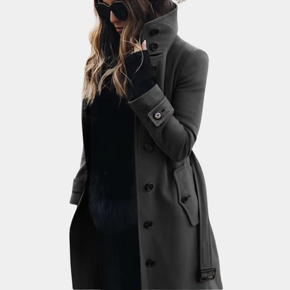 Trench - Dames - Warme Voering - Dames Trench Warm - Mantel