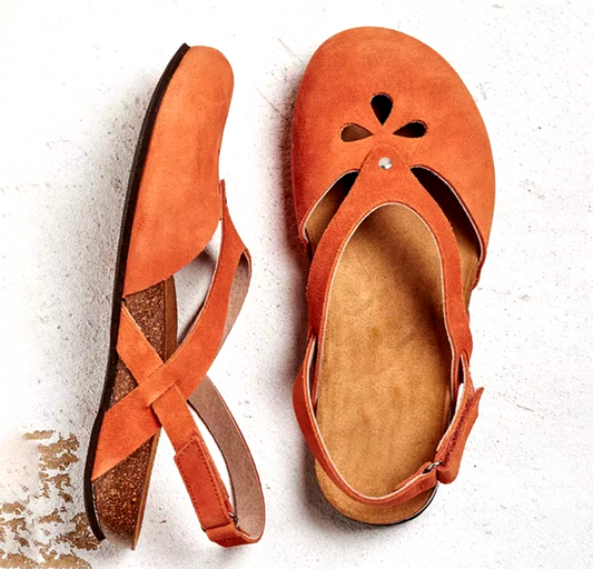 Vrouwen - Orthopedische Wandelschoenen - Steunzolen en Klittenbandsluiting - Comfortabele Schoenen - KJERSTIN