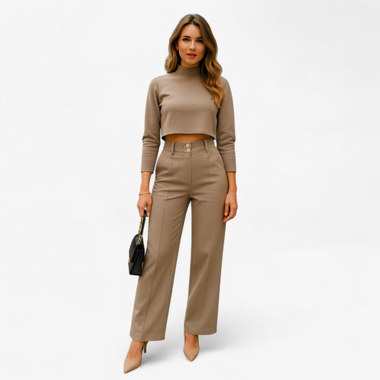 Trendy tweedelige dames set voor moeiteloze stijl – LunaSet