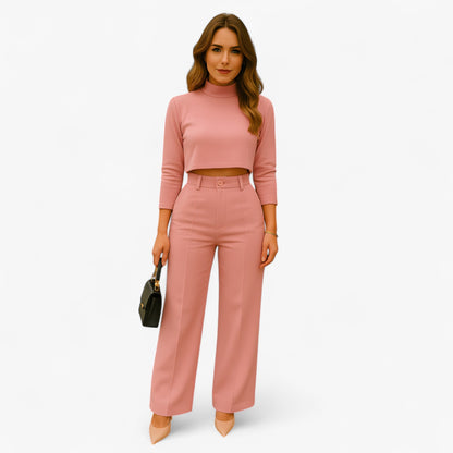 Trendy tweedelige dames set voor moeiteloze stijl – LunaSet
