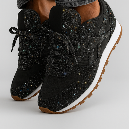 Sneakers - Dames - Glitterlook - Stijlvol Comfort - Nova