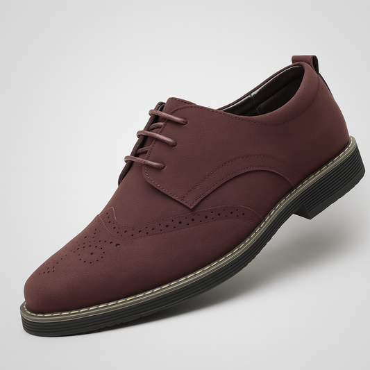 Schoenen - Mannen - Suede En Brogue - Oxford Schoenen - Elan