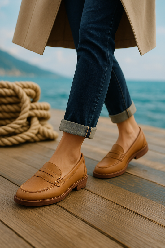 Leren Loafers - Vrouwen - Leer - Damesschoenen - Nova