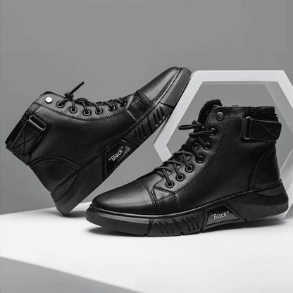 Leren Schoenen - Heren - Zwart Leer - Allround Leren